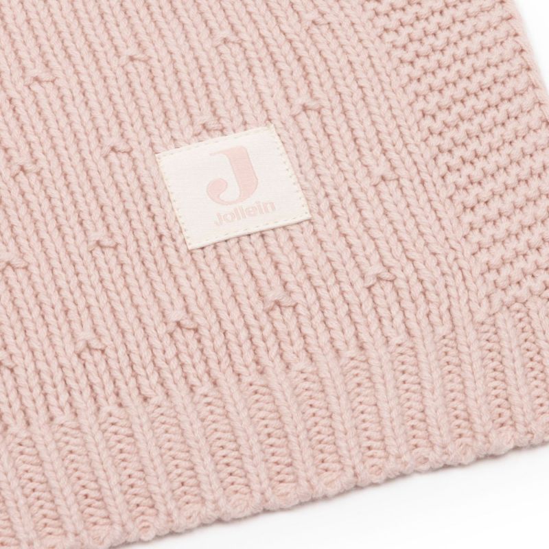Couverture Sprinkle Knit Silk Rose (75 x 100 cm) Jollein Produit 5