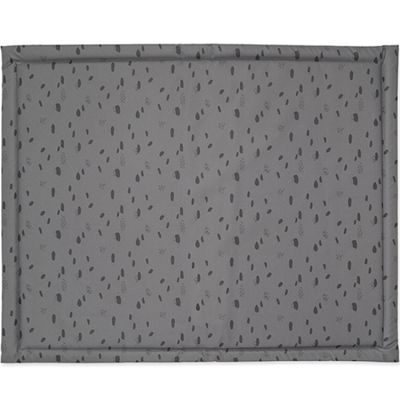 Tapis de parc plastifié Spot storm grey gris (75 x 95 cm) Jollein