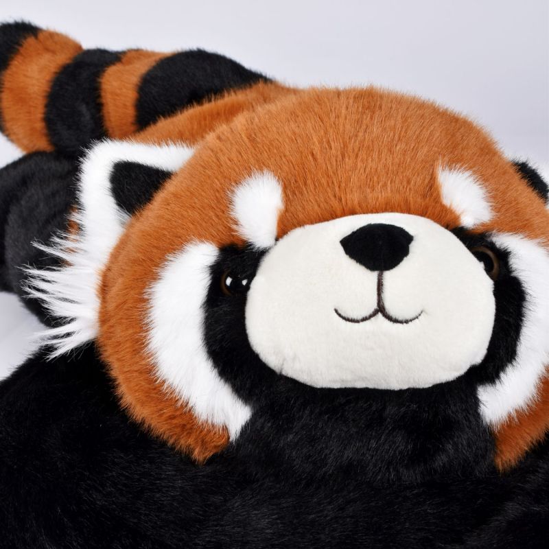 Peluche géante Panda Roux lesté PODCOLL (75 cm) Histoire d'Ours Ambiance 2