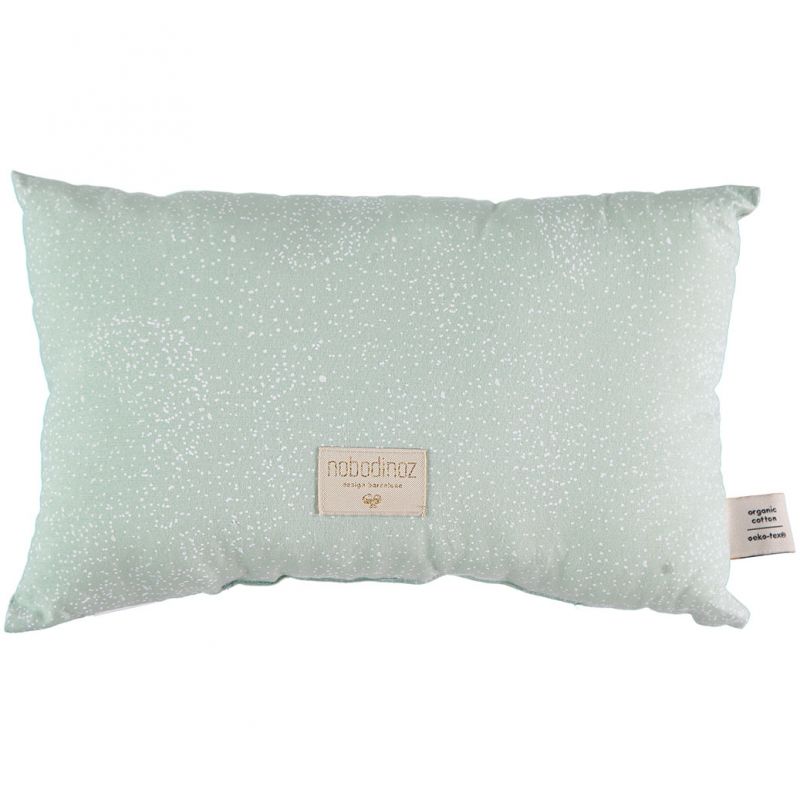 Coussin rectangulaire Laurel White bubble Aqua (22 x 35 cm) Nobodinoz