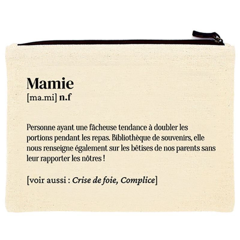 Pochette en coton bio Mamie Hindbag