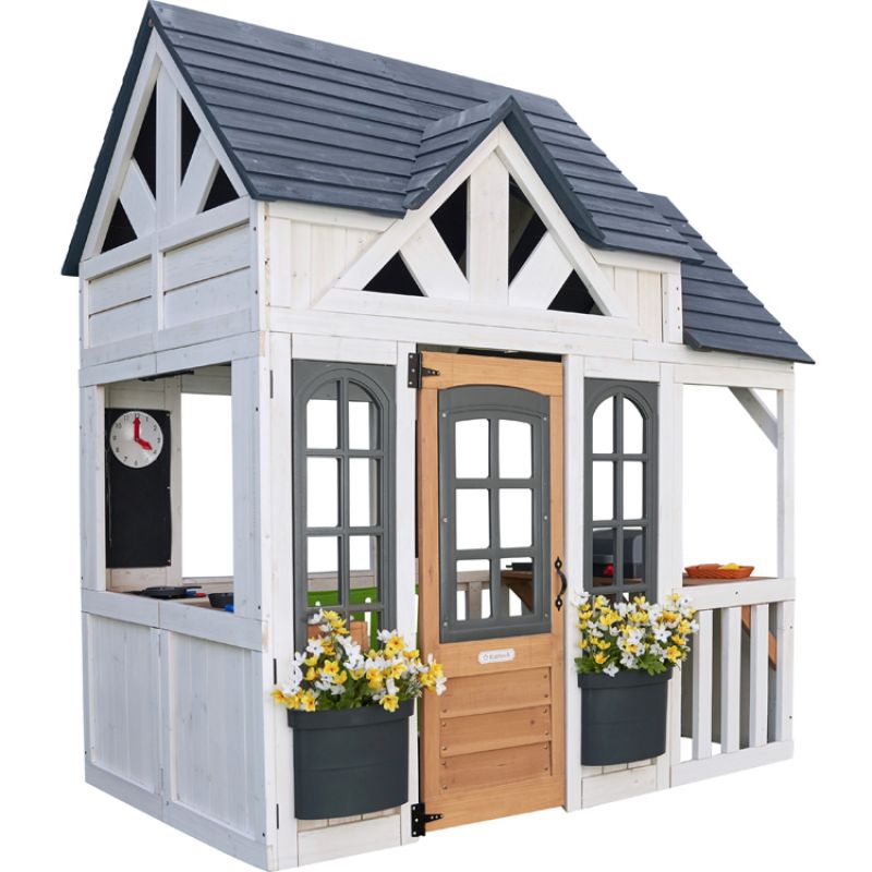 Cabane de jardin Scenic View en bois blanc KidKraft