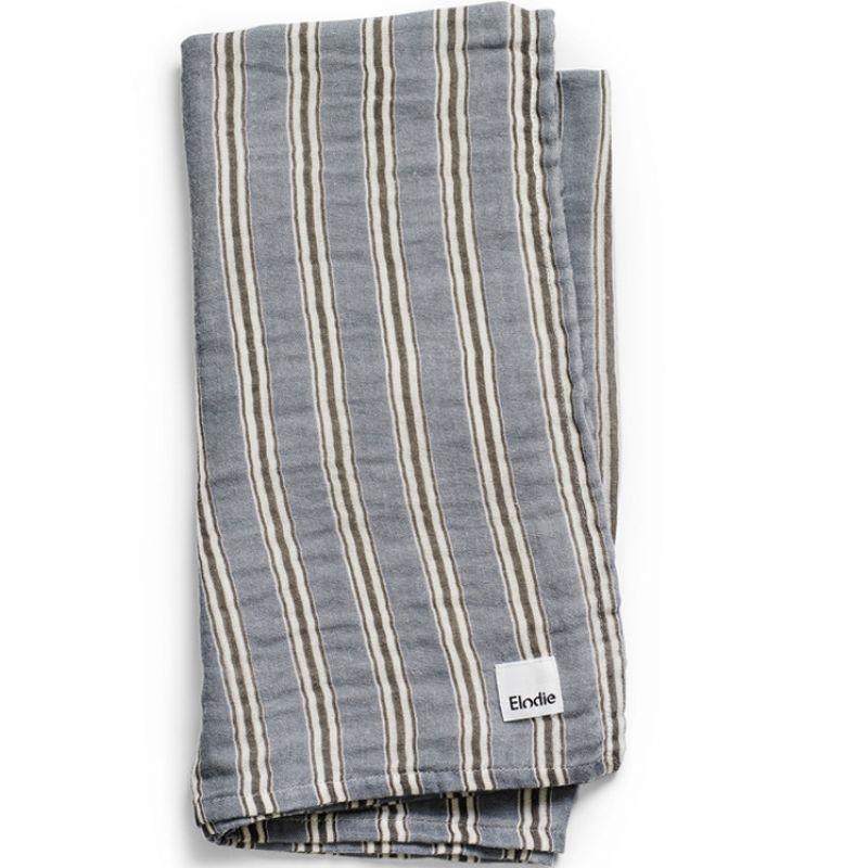 Lange en bambou et coton Sandy Stripe (80 x 80 cm) Elodie Details