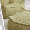 Fauteuil pouf et repose-pieds Matcha molletonné Wigiwama Ambiance 8