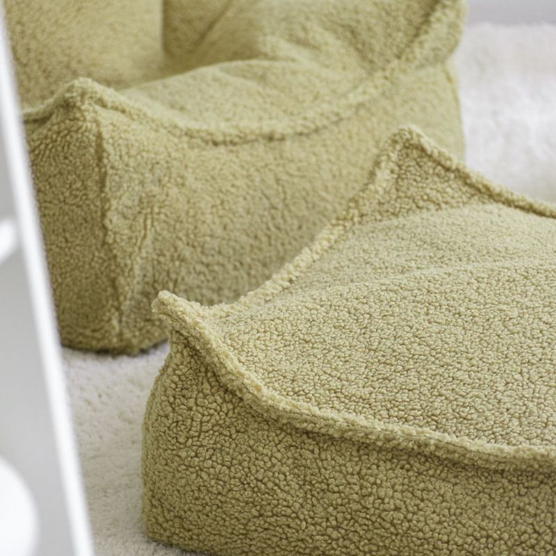 Fauteuil pouf et repose-pieds Matcha molletonné Wigiwama Ambiance 8