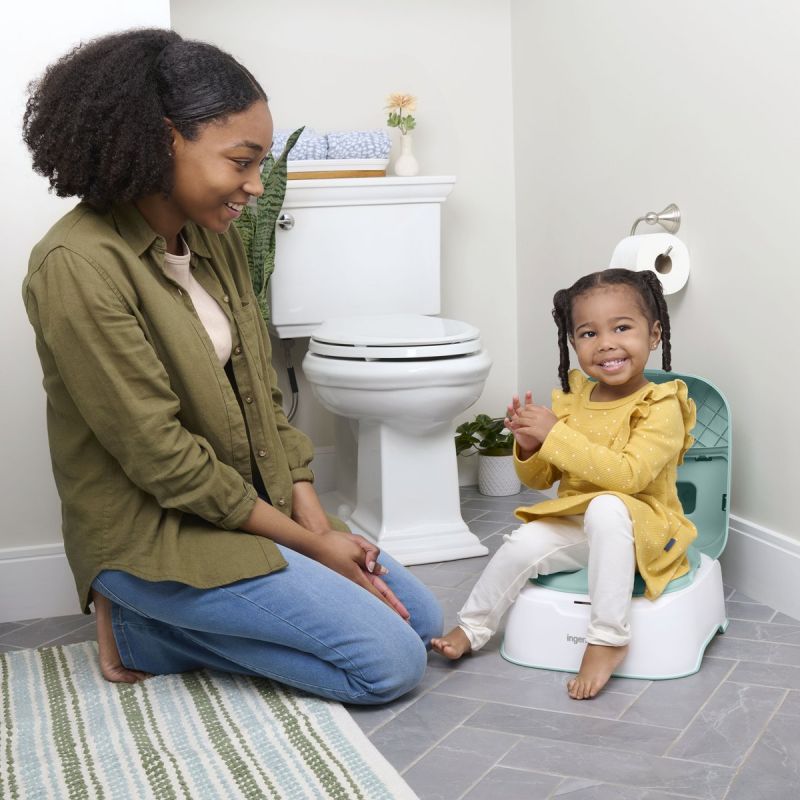 Pot d'apprentissage bébé 3 en 1 Vert Ingenuity Ambiance 6