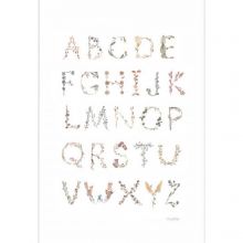 Affiche Alphabet (42 x 30 cm)  par Mushie