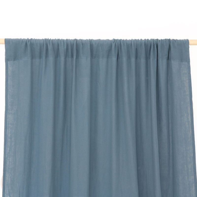 Rideau Utopia bleu foncé Night blue (146 x 280 cm) Nobodinoz