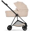 Duo MIOS 2026 Poussette citadine avec nacelle pliable et Châssis Matt Black Cozy Beige Cybex Produit 6