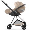 Duo MIOS 2026 Poussette citadine avec nacelle pliable et Châssis Matt Black Cozy Beige Cybex Produit 8