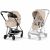 Variation Matt Black, Cozy Beige du produit Duo MIOS 2026 Poussette citadine avec nacelle pliable et Châssis Matt Black Cozy Beige de la marque Cybex