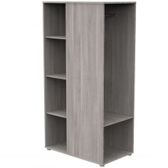 Armoire ouverte Up chêne silex - Baby Price