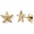 Variation Doré du produit Boucles d'oreilles à vis Etoile de mer (or jaune 375°) de la marque Baby bijoux
