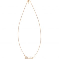 Collier chaîne Prénom goldfilled jaune (personnalisable)