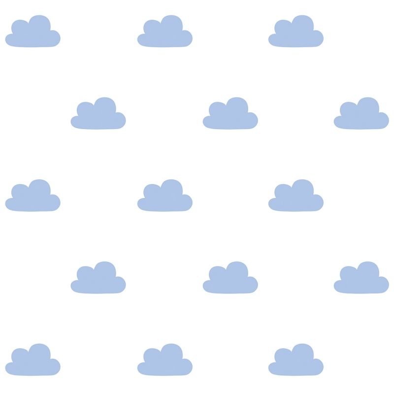 Papier peint nuages bleus by Aless Baylis (2,5 m) Lilipinso