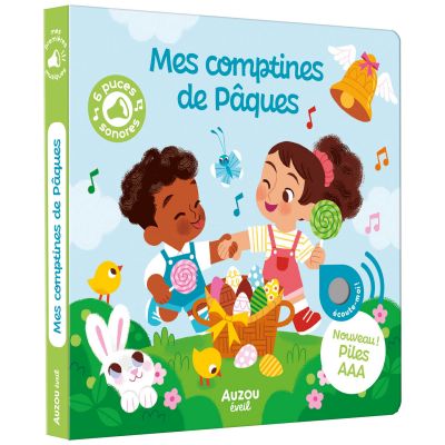 Livre Mes premiers sonores Mes comptines de pâques Auzou Editions