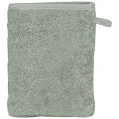 Gant de toilette en éponge Vert - Trois Kilos Sept