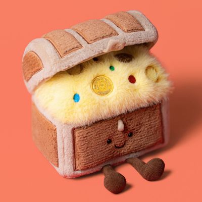 Peluche Amuseable Coffre au Trésor (19 cm)