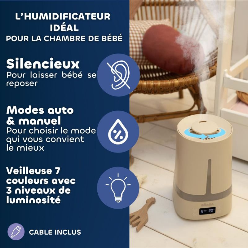 Humidificateur Terre d'argile Béaba Ambiance 7