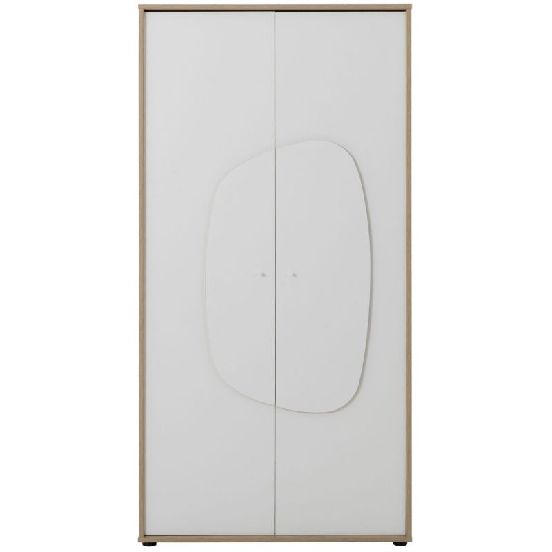 Trio Lit 70x140 cm et Commode 3 tiroirs + Armoire 2 portes Châtaignier naturel Basile Galipette Produit 6
