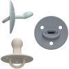 Pack de 3 sucettes Choochoo Buddy Sand-Blue Grey-Ivy Green (0-6 mois) Elhée Produit 2