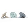 Pack de 3 sucettes Choochoo Buddy Sand-Blue Grey-Ivy Green (0-6 mois) Elhée Produit 3