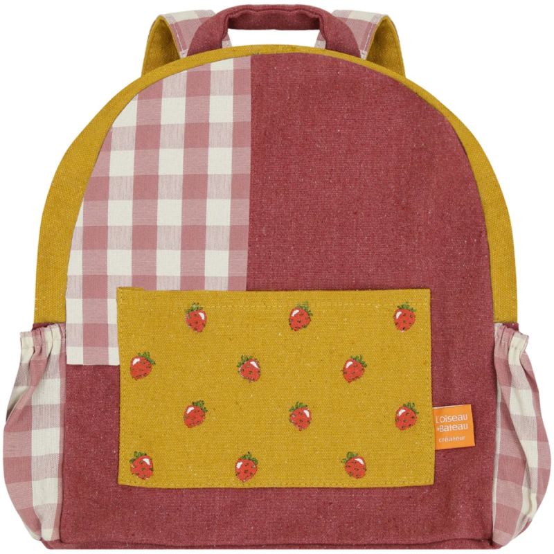 Sac à dos Fraise Marsala (personnalisable) L'oiseau bateau