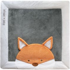 Tapis de jeu Tapidou renard (100 x 100 cm) - Doudou et Compagnie