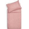 Housse de couette + taie d'oreiller Meadow Rosewood (100 x 140 cm)  par Jollein