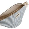 Sac banane Olivia Rayures Fines Bleu Hindbag Produit ouvert 4