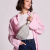 Sac banane Olivia Rayures Fines Bleu Hindbag Ambiance 5