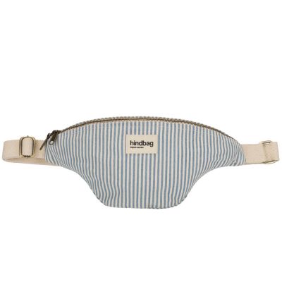 Sac banane Olivia Rayures Fines Bleu Hindbag
