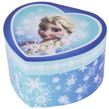 Boîte musicale coeur Elsa la Reine des Neiges  par Trousselier