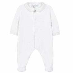 Pyjama léger blanc Linge d'antan (3 mois)