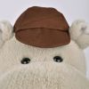 Peluche Hippopotame HELLO BROOK beige (38 cm) Histoire d'Ours Ambiance 8