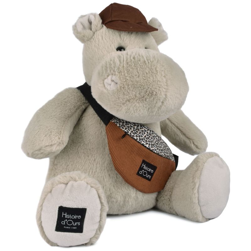 Peluche Hippopotame HELLO BROOK beige (38 cm) Histoire d'Ours Produit 3