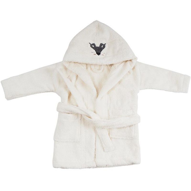 Peignoir de bain Faon écru (3-4 ans) Kikadu