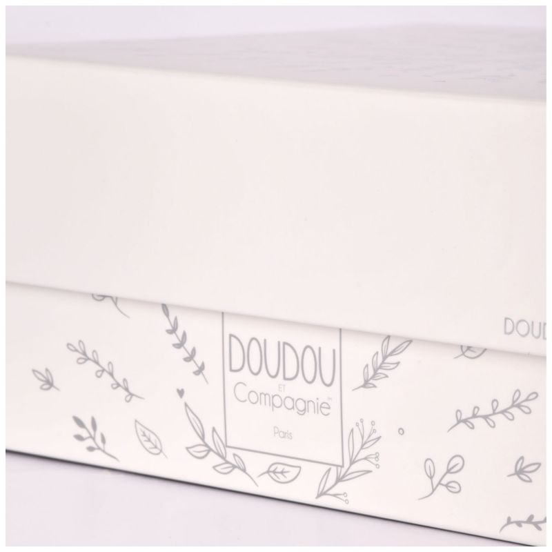 Veilleuse musicale projection d'étoiles ours blanc Doudou et Compagnie Packaging 8