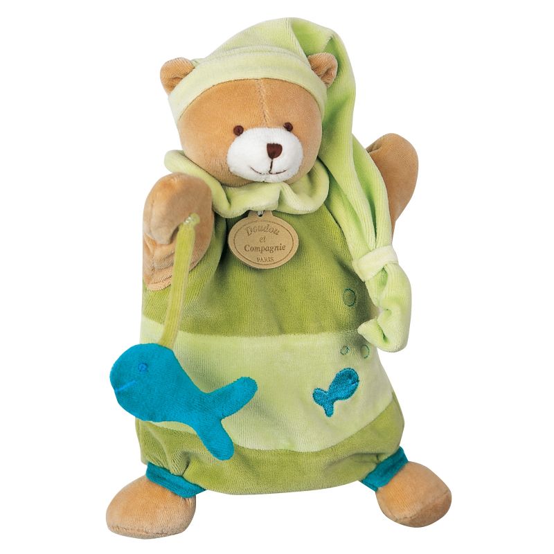 Doudou marionnette Theodore l'ours  Doudou et Compagnie