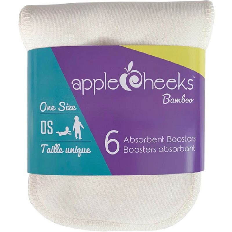 Lot de 6 doublures pour couche lavable en bambou AppleCheeks