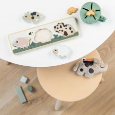 Puzzle sensoriel Tiny farm Multicolore