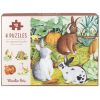 4 mini puzzles des animaux (4x12 pièces) Le Jardinier Le Jardin du Moulin Moulin Roty Packaging 8