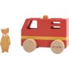 Petit camion de pompier en bois All animals  par Trixie