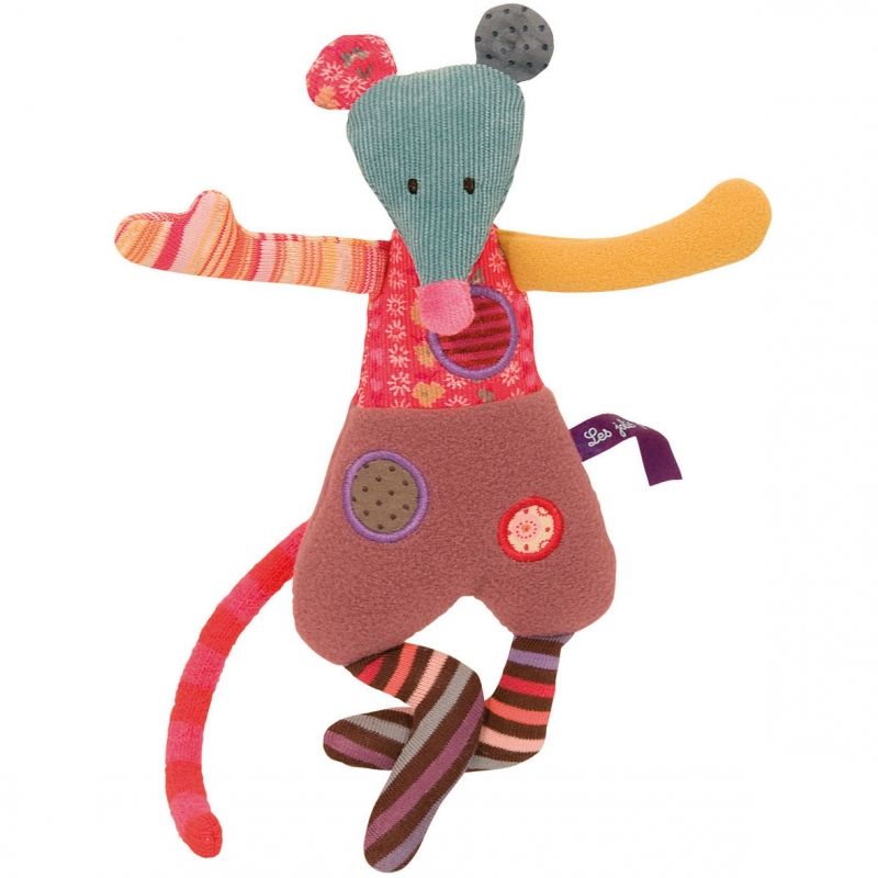 Peluche La souris Les jolis pas beaux (22 cm) Moulin Roty