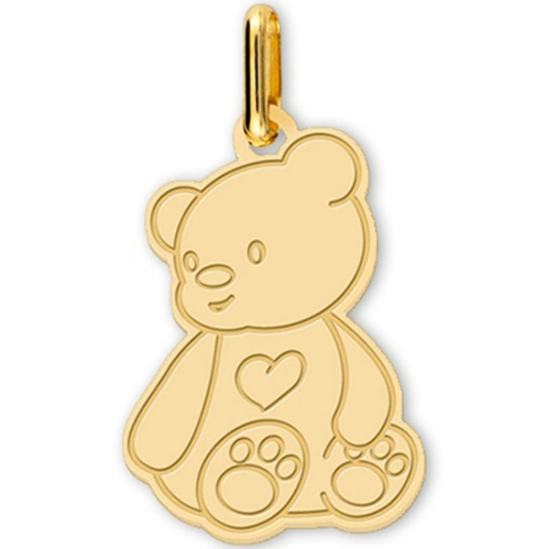Pendentif Ourson (or jaune 750°) Lucas Lucor
