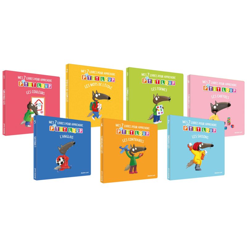 Bibliothèque P'tit Loup Mes 7 livres pour apprendre Auzou Editions Produit 2