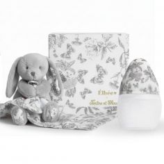 Coffret Biberon et doudou X Tartine et Chocolat Gris - Elhée