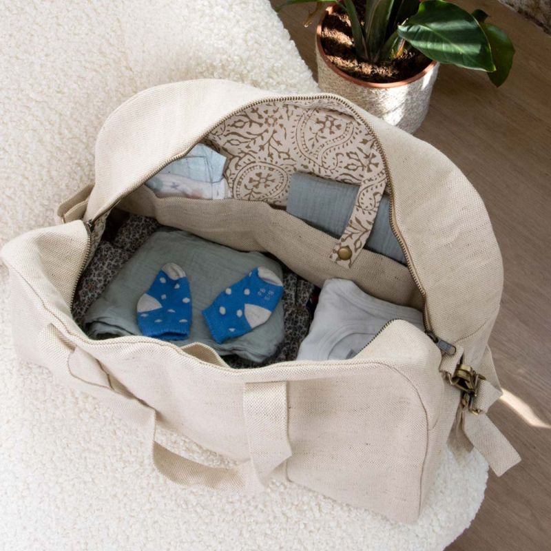 Sac à langer Basile Jute Hindbag Ambiance 6