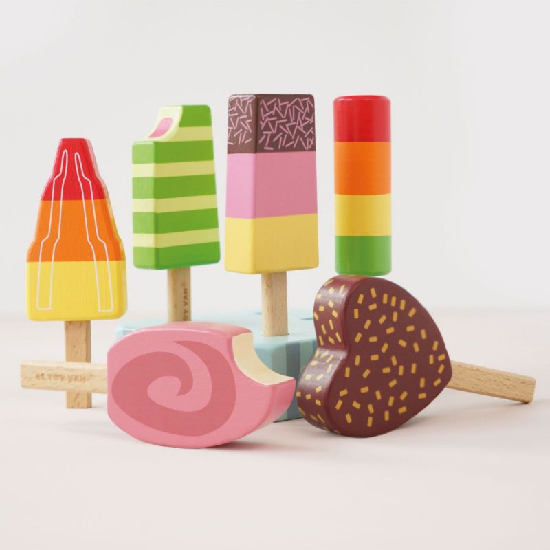 Lot de 6 glaces lollies en bois FSC Le Toy Van Ambiance 4