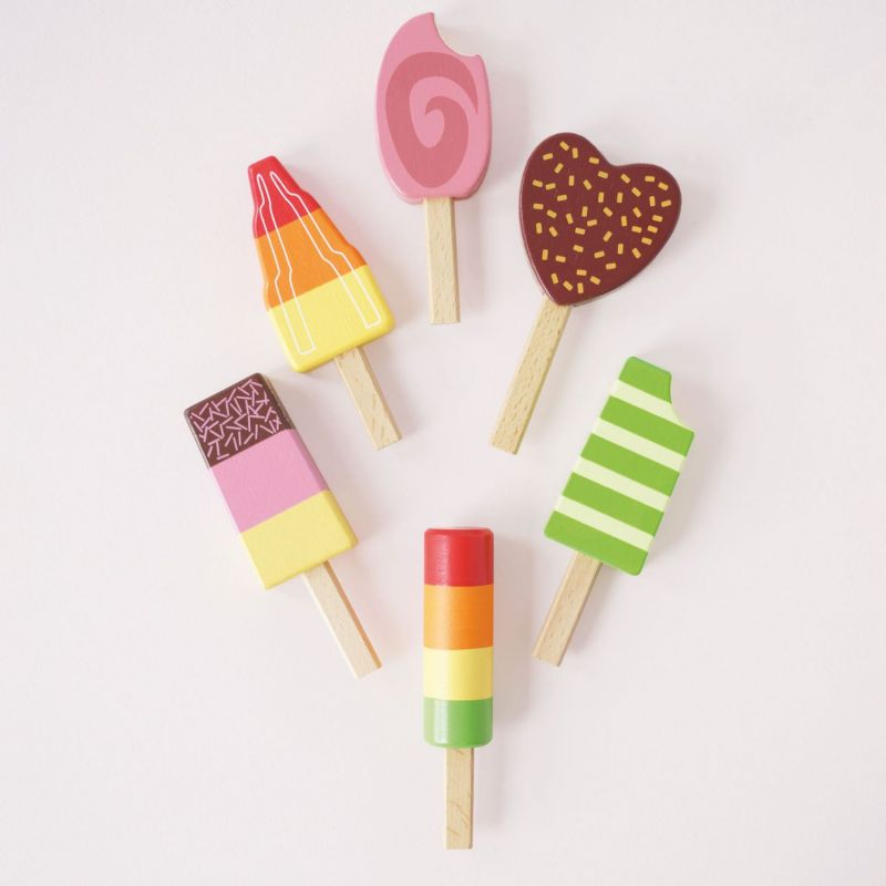 Lot de 6 glaces lollies en bois FSC Le Toy Van Produit ouvert 6